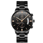 G001Rose gold black chain