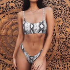 Snake pattern white / L