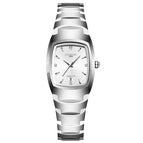 Womens silver belt white plat