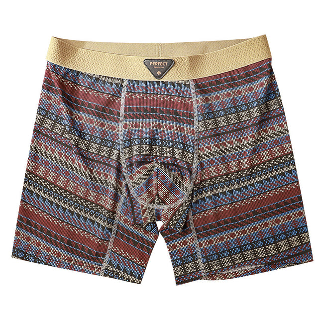 Retro Ethnic Style Men's Athletic Boxer Briefs