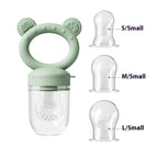 Light Green / Bottle With 3 Nipples