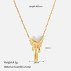White Lava Necklace