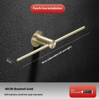 Brushed Gold 40CM Punch Free