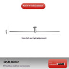 Mirror 50CM Punch Free