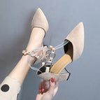 Apricot thick heel / 34