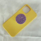 Purple / Airbag bracket