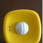 Yellow with white ball