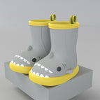 Yellow edge grey / 14cm