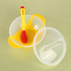 Bowl cover spoon / Yellow