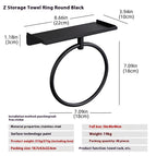 Z Round Black
