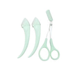 Green / 2Eyebrow knife 1cutting comb
