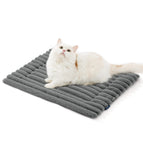 Small Rabbit Fur Mat Dark Gray / 104X73