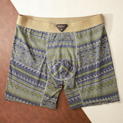 Retro Ethnic Style Men's Athletic Boxer Briefs