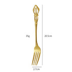 Golden fork