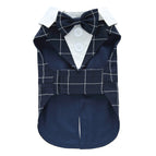 Blue plaid / L
