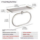 Z Oval Silver