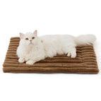 Small Rabbit Fur Mat Brown / 104X73