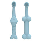 Blue / Fish shaped toothbrush set